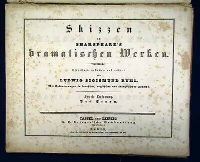 Skizzen zu Shakespears Dramatischen Werken 2. Lieferung "Der Sturm" um 1840 sf