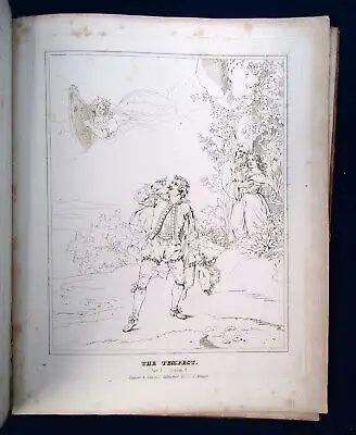 Skizzen zu Shakespears Dramatischen Werken 2. Lieferung "Der Sturm" um 1840 sf