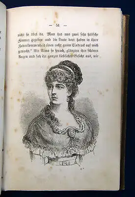 Häckländer Hinter blauen Brillen 1869 Humoristische Novellen Erstausgabe sf