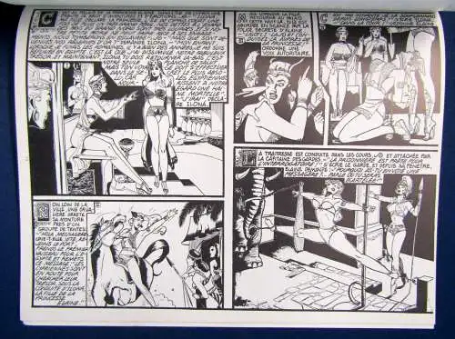 Original Comic "La Princesse Elaine" 1977 französisch Erotik Erotica Liebe sf