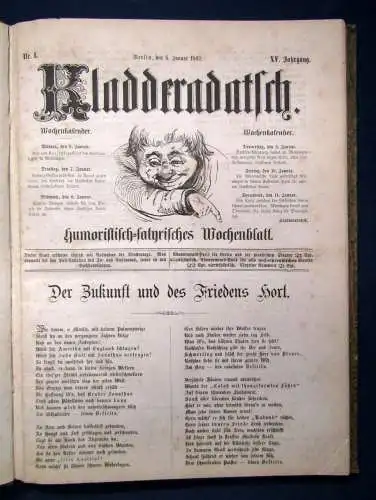 Kladderadatsch 15. Jahrgang 60. Nr. 1862 Humoristisch-satirisches Wochenblatt sf