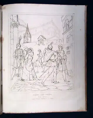 Skizzen zu Shakespears Dramatischen Werken 4. Lief. "Romeo & Julia" um 1840 sf