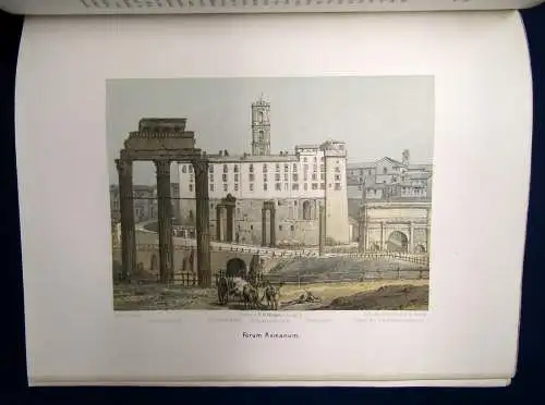 Reber Die Ruinen Roms und der Campagna 1863 Erstausgabe Architektur Italien sf