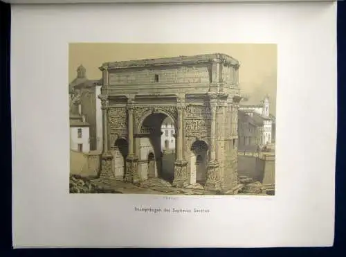 Reber Die Ruinen Roms und der Campagna 1863 Erstausgabe Architektur Italien sf