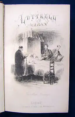 Lever Luttrell of Arran 1865 illustriert von Phiz Erstausgabe Handeinband sf