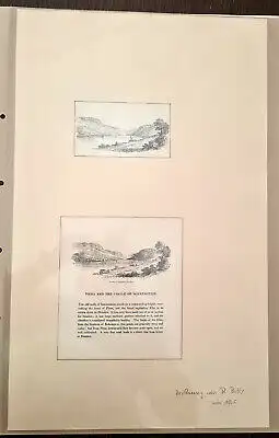 Batty, Robert Entwurfszeichnung als Volage zu Stichen.Die Elbe in Vogelsang sf