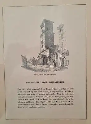 Batty, Robert Entwurfszeichnung Volage zu Stichen. Die Neue Kirche Notre Dame sf
