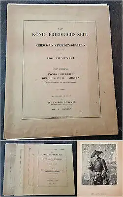 Friedrich II. von Preussen Aus König Friedrichs Zeit. 4 Lieferungen 1854/55 sf