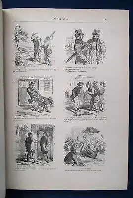 Halevy Douze Annees Comiques Par Cham 1868- 1879 1,000 Gravures 1880 js