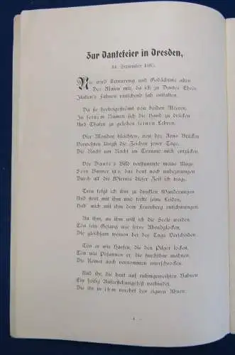 Schanz Zur König Johann- feier 12.December 1901 Gesänge in Poesie u. Prosa js