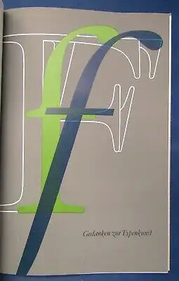 Fischer Typenkunst Typo Art, 50 Abbildungen 1973 Schriftarten Technik Druck js
