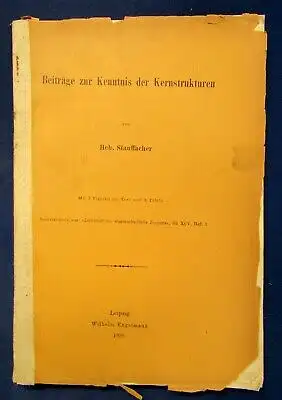 Stauffacher Beiträge zur Kenntnis der Kernstrukturen 1910 sehr selten js