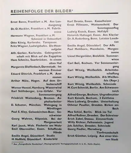 Fotografische Kunst Verband Deutscher Amateurfotografen-Vereine 2 Bde 1934/36 sf