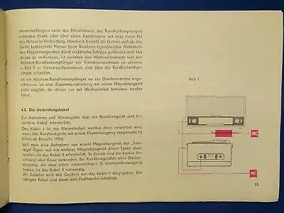 RFT Magnettongerät G20-6 Bedienungsanleitung 1963 selten Technik Wissen js