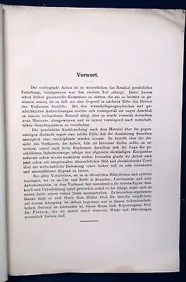 Weigel Das sächsische Sibirien Sein Wirtschaftsleben Dissertation 1907 js