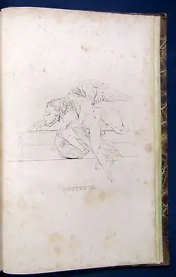 Die Werke Casanova`s Sammlung von lithographierten Umrissen 1835 selten js