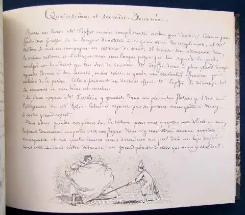 Töpffer Voyage pittoresque hyperbolique 1827, 1944 Exemplar Nr.85 Faksimile js
