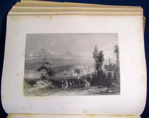 William Beattie Scotland 2 Bände 160 Stahlstiche o.J. um 1840 Reiseführer js