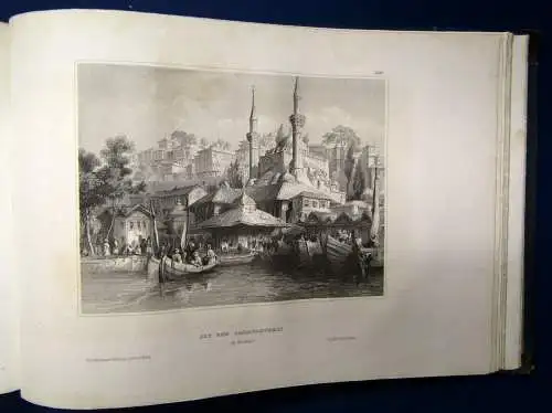 Meyers Universum Sehenswerthesten und Merkwürdigkeiten 11.Bd Stahlstich 1844 js 