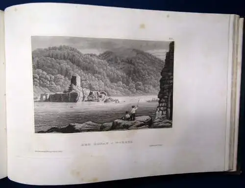 Meyers Universum Sehenswerthesten und Merkwürdigkeiten 11.Bd Stahlstich 1844 js 