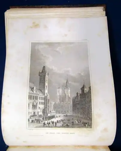 Meyers Universum Sehenswerthesten und Merkwürdigkeiten 10.Bd Stahlstich 1843 js 