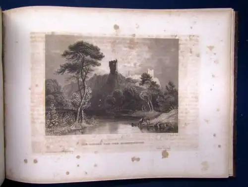 Meyers Universum Sehenswerthesten und Merkwürdigkeiten 10.Bd Stahlstich 1843 js 