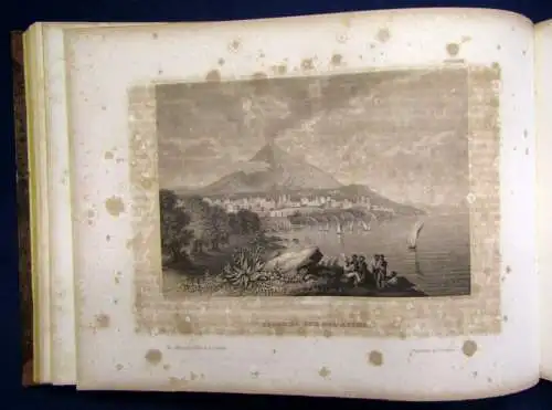 Meyers Universum Sehenswerthesten und Merkwürdigkeiten 10.Bd Stahlstich 1843 js 