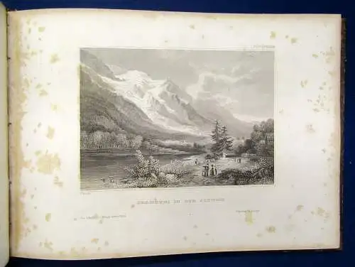 Meyers Universum Sehenswerthesten und Merkwürdigkeiten 10.Bd Stahlstich 1843 js 