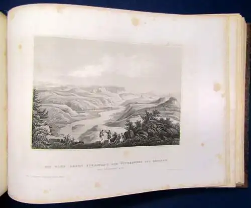 Meyers Universum Sehenswerthesten und Merkwürdigkeiten 10.Bd Stahlstich 1843 js 