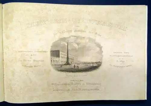 Meyers Universum Sehenswerthesten und Merkwürdigkeiten 6.Bd Stahlstich 1839 js 