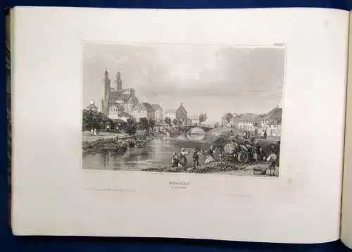 Meyers Universum Sehenswerthesten und Merkwürdigkeiten 6.Bd Stahlstich 1839 js 