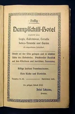 Meinholds Routenführer Nördliches Deutschböhmen 1908 Ortskunde Landeskunde  js