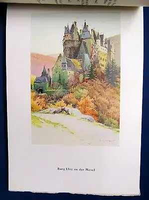 Rheinlands Weine Mosel Saar Ruwer 1928 4. Heft der Schriftenfolge Bildband  js