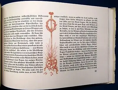 Rheinlands Weine Mosel Saar Ruwer 1928 4. Heft der Schriftenfolge Bildband  js