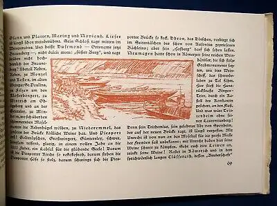 Rheinlands Weine Mosel Saar Ruwer 1928 4. Heft der Schriftenfolge Bildband  js