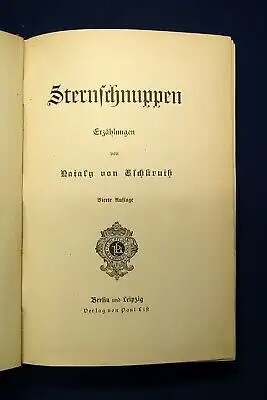 Eschtruth, Nataly Sternschnuppen o.J. Belletristik Literatur Geschichten js
