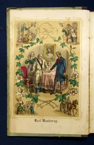 Körber Karl Wanderup der Knabe von Schleswig um 1864 1 colorierter Kupfer  js