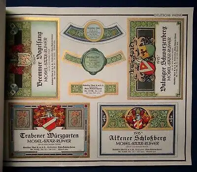 Umfangreiches Katalog-Fragment zu Wein, Spirituosen 1935 sehr selten js