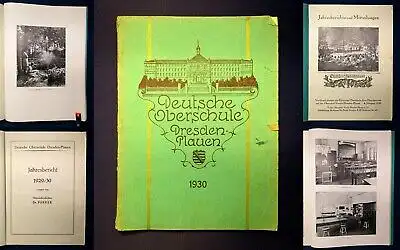 Haufe Deutsche Oberschule Dresden-Plauen Ostern 1930 4. Jg. Berichte  js