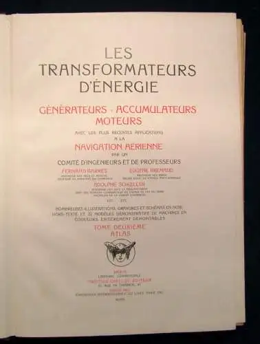 Les Transformateurs D` Energie 1910 Band apart Zerlegbare Modelle Motoren js