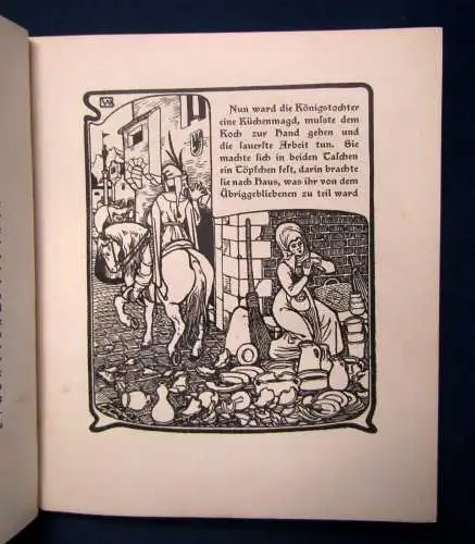 Jungbrunnen Königskinder um 1910 Fünf Märlein v. Prinzen und Prinzessinnen js