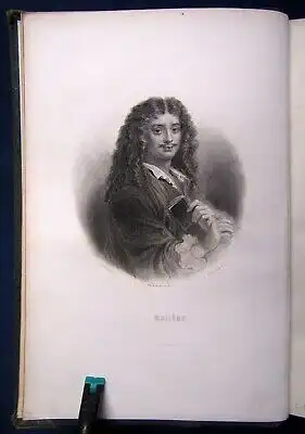 Oeuvres Completes De Moliere Nouvelle Edition 1874 gestochenes Portrait js