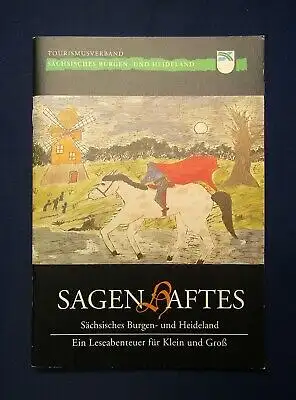 4 Hefte Sagenhaftes Sächsisches Burgen-u. Heideland o.J. Leseabenteuer js