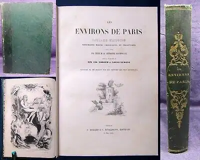 Nodier Environs De Paris, paysage, histoire,monuments moeurs chronique 1844 js