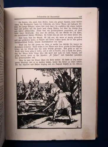 Leuschner Der deutschen Lande trübste Zeit 1913 Kriegserzählung der Dichter  js