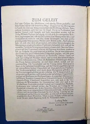 Das Monogramm vom Fachmann Gezeichnet von Ludwig Rehn um 1925 js