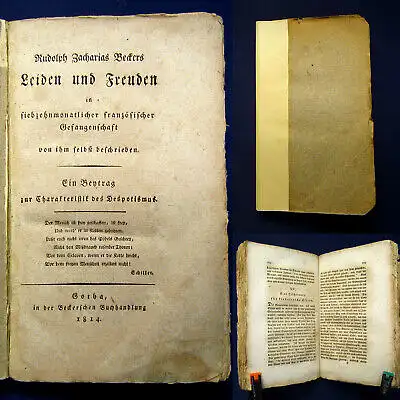 Becker Leiden u Freuden i siebzehnmonatlicher französischer Gefangenschaft 1814 