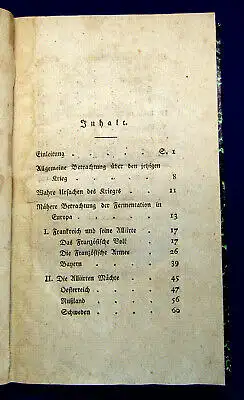 Marcard Reverieen eines deutschen Patrioten über Europa 1806 Napoleon Geschichte