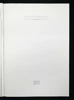 Carsten Nicolai Twintwin 1994 Bleizeichnung 1 Fax und 1 Widmung des Künstlers js