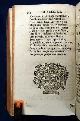 Weiternauer, Ignaz Miscella literarum humaniorum 1752 Belletristik Literatur js